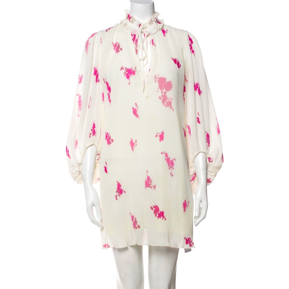 Ganni printed mini dress